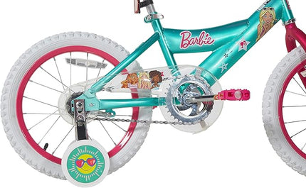Dynacraft Barbie 12-18 Inch Girls BMX Bike for Age 3-9 Years - Fun and Stylish Design, Sturdy and Durable, Perfect for Kids Learning to Ride, Easy to Assemble, Ideal for Young Riders