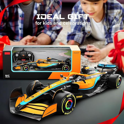 Voltz Toys Authentic Licensed 1:18 McLaren F1 MCL36 Remote Control Car - F1 Collection RC car Series for Kids and Adults - 2.4GHz RC Car for Gift (1:18 McLaren F1 MCL36)