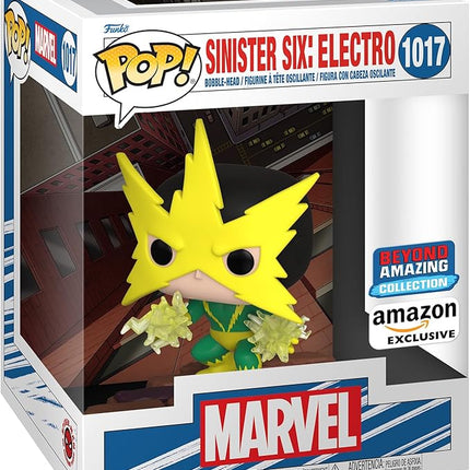 Funko Pop Deluxe: Marvel Sinister 6 - Electro Figure 5 of 7 - Marvel Comics - Amazon Exclusive - Collectable Vinyl Figure - Gift Idea - Official Merchandise - Toys for Kids & Adults