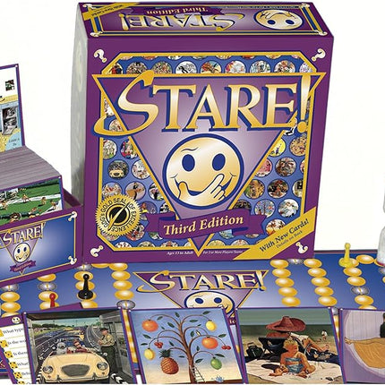 Stare - Fun Game of Visual Recall Where Quirky Image Cards Challenge Players' Minds – Classic for Adult & Family Game Night
