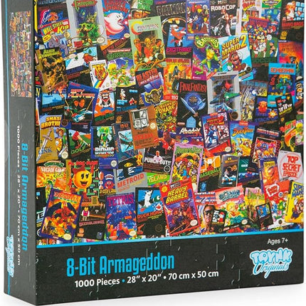 8-Bit Armageddon Retro Video Game Puzzle for Adults and Kids | 1000 Piece Jigsaw Puzzle Toy | Interactive Brain Teaser for Family Game Night | 28 x 20 Inches