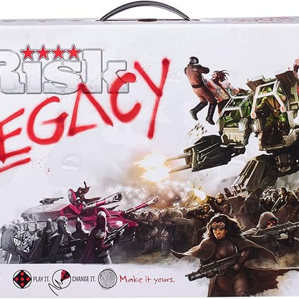 Hasbro Gaming Avalon Hill Risk Legacy Strategy Tabletop Game, Immersive Narrative Game, Miniature Board Game for Ages 13 and Up, for 3-5 Players