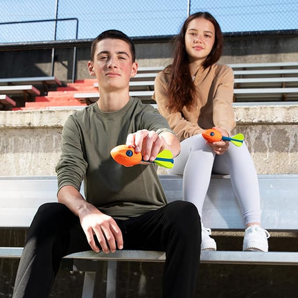 NERF Vortex Mini Aero Howler Foam Football - NERF Soft Mini Vortex Football for Long-Distance Throws - Perfect for Pool + Beach Ball - Kids Aero Howler Whistle Foam Ball