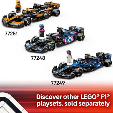 LEGO Speed Champions MoneyGram Haas F1 Team VF-24 Race Car Toy - Building Set for Kids, Boys & Girls, Ages 10+ - Toy Car for F1 Fans - Gift Idea for Birthday - 77250