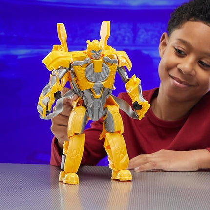 Transformers One 2 in 1 Bumblebee B-127 9.8 Inch Robot Action Figure, Converts to Mask, Interactive Toys for Boys and Girls Ages 6 and Up