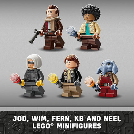 LEGO Star Wars Skeleton Crew The Onyx Cinder Spaceship Toy - Star Wars Building Toy Set for Kids, Boys & Girls, Ages 10+ - Birthday Gift for Fans - 75374