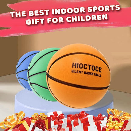Silent Basketball Size 7 (29.5") - Upgraded Foam Basket-Ball for Arcade Games, Indoor Training, Higher Bounce, Quiet Dribble, Perfect for Various Indoor Activities & Basket-Ball Gifts