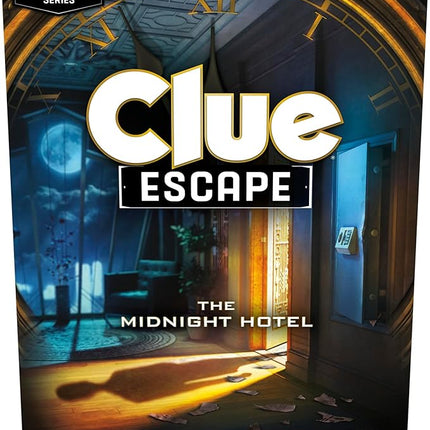 Clue Escape: The Midnight Hotel Board Game, Clue Escape Room Game, 1-Time Solve Mystery Games, Family Games for Ages 10+, 1-6 Players, 90 Mins. Avg.
