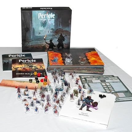 Gathering Darkness (Core Game) Tabletop Roleplaying App-Assisted Game Master, Open Hero Creation System with 100+ Hours of Adventure, 1 to 4 Players, for Ages 13 and Up