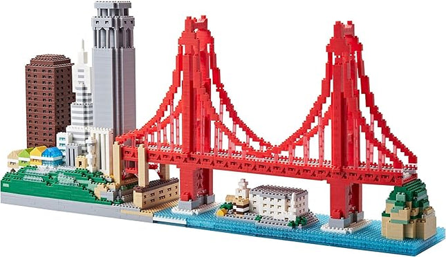 Micro Building Blocks Set for Adults Architecture Skyline Collection San Francisco 3574PCS