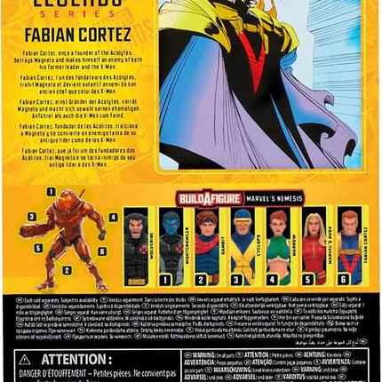 Marvel Legends Series Fabian Cortez, X-Men Comics Collectible 6-Inch Scale Action Figure