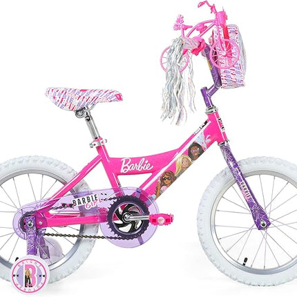Dynacraft Barbie 12-18 Inch Girls BMX Bike for Age 3-9 Years - Fun and Stylish Design, Sturdy and Durable, Perfect for Kids Learning to Ride, Easy to Assemble, Ideal for Young Riders