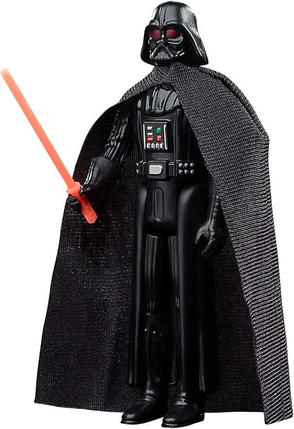 STAR WARS Retro Collection Darth Vader (The Dark Times) Toy 3.75-Inch-Scale OBI-Wan Kenobi Figure, Toys for Kids Ages 4 and Up, Multicolored, F5771