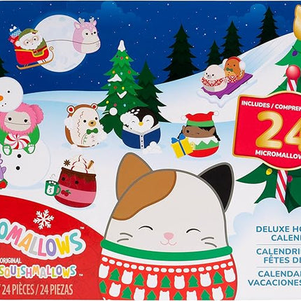 Squishmallows Original 24-Day Micromallows Holiday Plush Advent Calendar