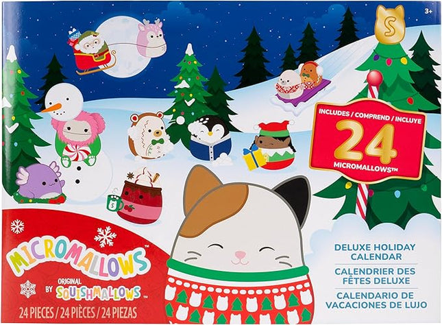 Squishmallows Original 24-Day Micromallows Holiday Plush Advent Calendar
