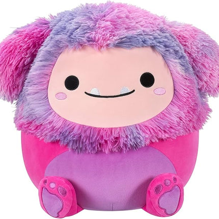 Squishmallows Original 14-Inch Woxie Magenta Bigfoot with Tie-Dye Mane - Official Jazwares Large Plush