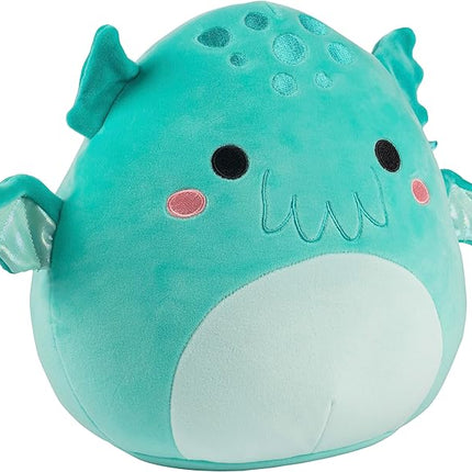 Squishmallows 10-Inch Theotto The Cthulhu Plush Toy - Official Jazwares - Soft Stuffed Lovable Monster for Kids & Collectors, Squishy Hugging Pillow, Cute Mythical Creature Plush