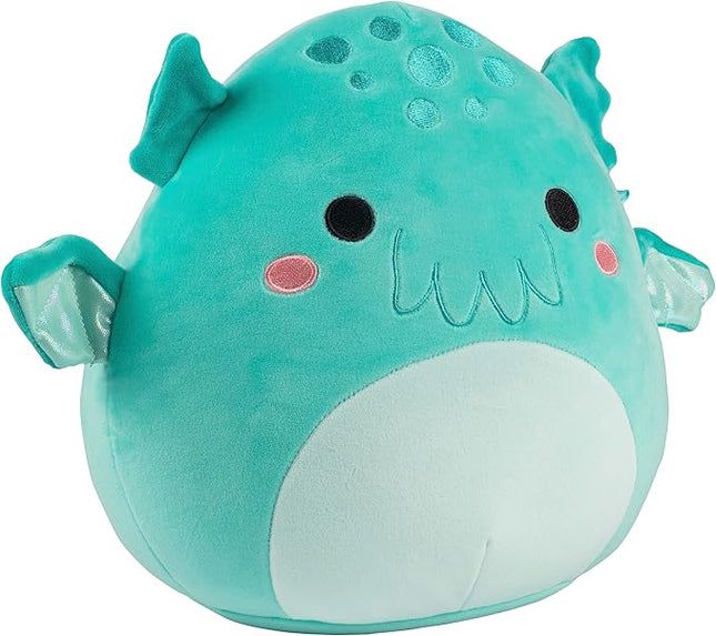 Squishmallows 10-Inch Theotto The Cthulhu Plush Toy - Official Jazwares - Soft Stuffed Lovable Monster for Kids & Collectors, Squishy Hugging Pillow, Cute Mythical Creature Plush
