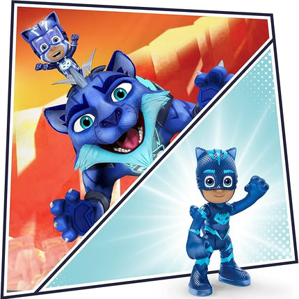 Hasbro PJ Masks Animal Power Charge and Roar Power Cat, Interactive Toys with 20+ Lights and Sounds, Preschool Toys, Superhero Toys for 3 Year Old Boys and Girls and Up