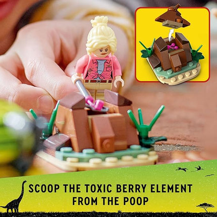 LEGO Jurassic Park Triceratops Research, Jurassic World Toy, Fun Birthday Gift Idea for Kids Ages 8 and Up, Featuring a Buildable Ford Explorer Car Toy and Dinosaur Figure, 76959