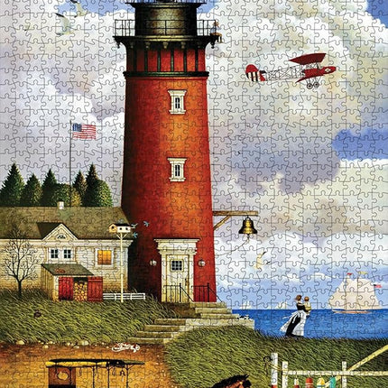Buffalo Games - Charles Wysocki - Daddy's Coming Home - 1000 Piece Jigsaw Puzzle for Adults - Challenging Puzzle Perfect for Game Nights