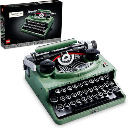 LEGO Ideas Typewriter 21327 Building Set for Adults, Collectible Retro Display Model, Creative Hobbies Unique Gift Idea