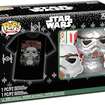 Funko Pop!&Tee: Star Wars - Holiday Stormtrooper (MT) - M