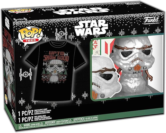 Funko Pop!&Tee: Star Wars - Holiday Stormtrooper (MT) - M
