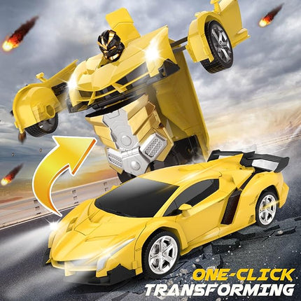Dolanus Remote Control Car - Transform Robot RC Cars, Toys for Ages 5-7, Kids Toys, 4 Year Old Boy Toys, Toys for 3 4 5 6 7 8 10 12 Years Old Boy, Gifts for Boys Kids Toddlers Birthday