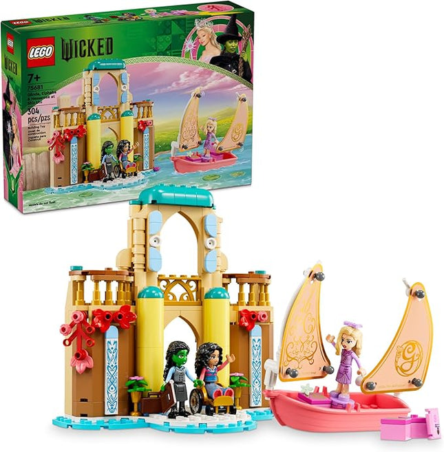 LEGO Wicked Glinda, Elphaba & Nessarose at Shiz University Building Toys - Gifts for Birthdays - Wicked Toys for Kids, Girls & Boys, Age 7+ - 75681