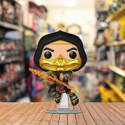 Funko Pop Games: Mortal Kombat 11 Fatality - Scorpion - Mortal Kombat Game Franchise - Collectable Vinyl Figure - Gift Idea - Official Merchandise - Toys for Kids & Adults - Video Games Fans