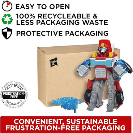 Transformers Playskool Heroes Rescue Bots Energize Heatwave The Fire Bot Converting Toy Robot Action Figure, Toys For Kids Ages 3 And Up (Amazon Exclusive)