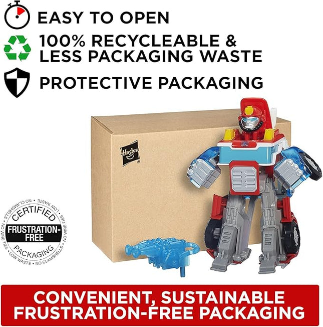 Transformers Playskool Heroes Rescue Bots Energize Heatwave The Fire Bot Converting Toy Robot Action Figure, Toys For Kids Ages 3 And Up (Amazon Exclusive)