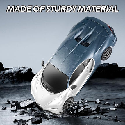 MIEBELY Remote Control Car - 1/24 Scale Fast Rc Race Car, Bugatti Chiron 3.7V 500 mAh Toys with Headlight, Racing Hobby Model Birthday Ideal Gifts for Adults Kids Boys Age 6 7 8 9 10 Year Old