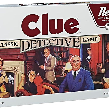Hasbro Gaming Retro Series Clue 1986 Edition Board Game, Classic Mystery Game for Kids, Family Board Games for 3-6 Players, Ages 8+ (Amazon Exclusive)
