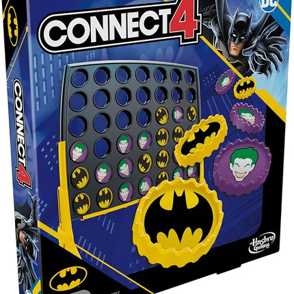 Connect 4 Batman Game | Batman-Themed 4 in a Row Game | Ages 6 and Up| for 2 Players | Strategy Board Games for Kids and Families (Amazon Exclusive)