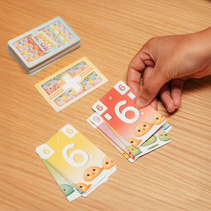 Asmodee Happy Mochi Card Game (Eco-Blister) - Fast-Paced Strategy Game for Kids & Families with Colorful Effects & Cute Mochi Characters, Ages 8+, 2-6 Players, 20 Minute Playtime