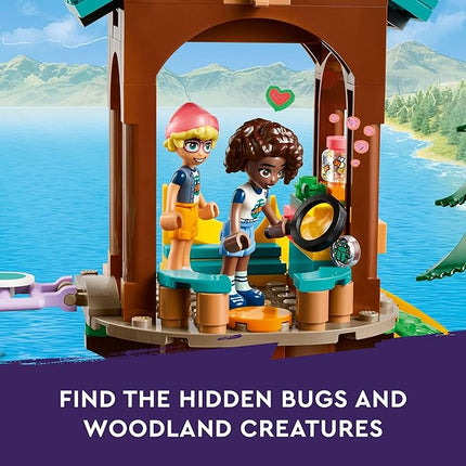 LEGO Friends Adventure Camp Tree House Building Toy - Pretend Play Toy Figures & Playsets for Girls & Boys, Ages 8+ Years - with 5 Mini Dolls & 5 Animal Figures - Gifts for Kids - 42631