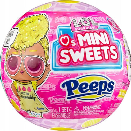 L.O.L. Surprise! LOL Surprise Loves Mini Sweets Peeps - Tough Chick with Collectible Doll, 7 Surprises, Spring Theme, Peeps Limited Edition Doll- Great Gift for Girls Age 4+