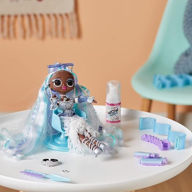 L.O.L. Surprise! OMG Fashion Show Hair Edition Lady Braids 10" Fashion Doll w/Magic Mousse, Transforming Hair, Including Stylish Accessories, Holiday Toy Playset for Kids Ages 4 5 6+ & Collectors