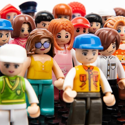 50 PCS RAMDOM Minifigures Building Minifigs Mini Figure People Toy Mystery Pack
