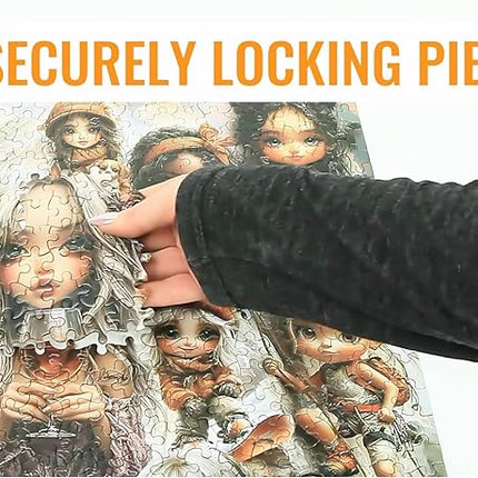 1000 Piece Jigsaw Puzzle for Adults - Wildflowers, Mushrooms and Books in Nature - Challenging Puzzle - Magic Butterfly Library with Plants and Flowers - Adult 1000 Piece Puzzle. 20x27 inches