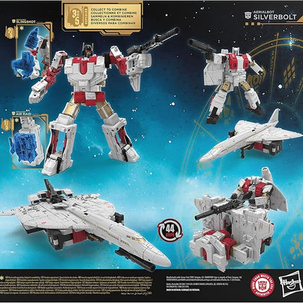 Transformers Age of The Primes Commander Class Aerialbot Silverbolt, 7-inch Converting Action Figure, Robot Toys for Ages 8+