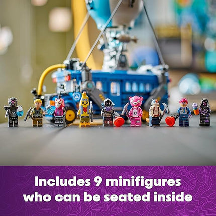 LEGO Fortnite Battle Bus Building Toy - Collectible Fortnite Toy for Kids, Boys & Girls, Ages 10+ - Pretend Play Set with 9 Minifigures from Video Game - Gift for Christmas - 77073