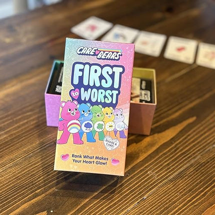 Care Bears Family Party Game - The Card Game About How Your Friends & Family Rank Things - for Kids, Tweens, Teens, Families, Kidult, Groups and Fun Parties with Polarizing Priorities