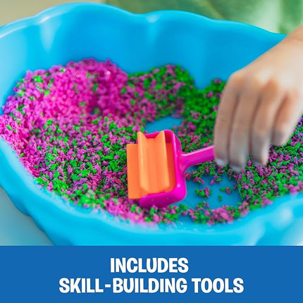 Educational Insights Pluffle® Sensory Station - Sensory Bin Foam Set, No Mess Alternative to Sand Toys & Slime for Toddlers, Fun Table Filler for Home or Classroom, Kids Ages 3+