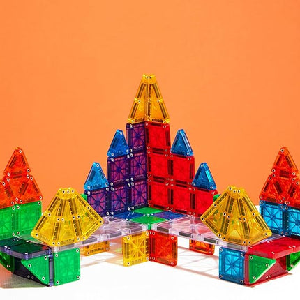 MAGNA-TILES microMAGS 70-Piece Deluxe Magnetic Construction Set, The Original Magnetic Building Brand