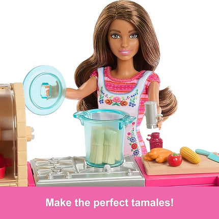 Barbie and Teresa Recipe for Friendship Teresa Fashion Doll & Kitchen Playset with 20+ Accessories Including Color-Change Cookies