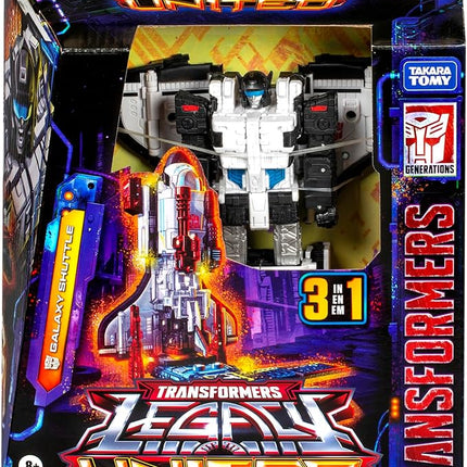 Transformers Legacy United Leader Class Galaxy Shuttle, 7.5-inch Converting Action Figure, for Boys and Girls Ages 8+