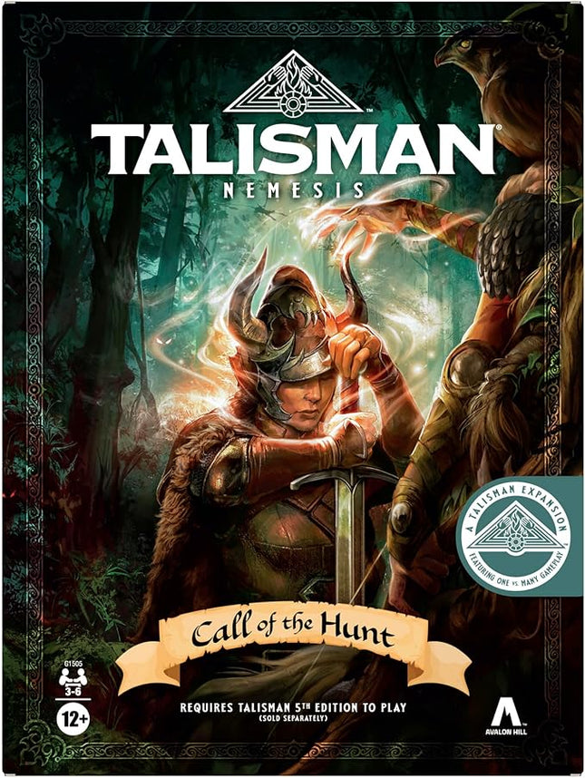 Avalon Hill Talisman Nemesis: Call of The Hunt Expansion Pack - Adventure Strategy Game - Ages 12+ - 3-6 Players - 60 mins
